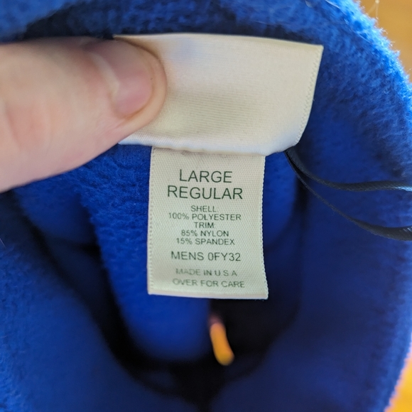 Vintage Large Blue L.L. Bean Fleece - Picture 3 of 4